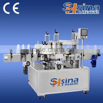 Round bottle labeling machine for shampoo bottle