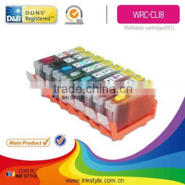 Inkstyle CLI-8 Refillable Cartridge for Canon Pro 9000 (8 Colors)