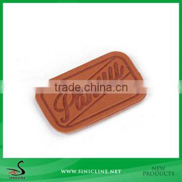 Sinicline Wallet Use Leather Logo Label with Factory Price