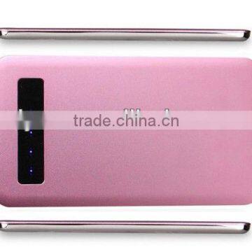 Luxury design super slim touch screen 5200mah