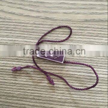 custom embossed plastic seal tags for clothing