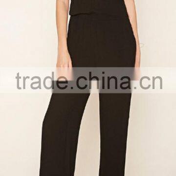 Cross Sling Siamese Trousers Hollowed Halter Jumpsuits for Women 2016 photo-3