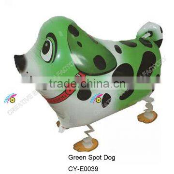 2015 Wholesale Animal Shaped Walking Pet Balloon Helium Walking Pet Balloon Different Color Walking Spot Dog Balloon