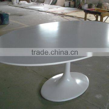 dining room fiberglass oval tulip table