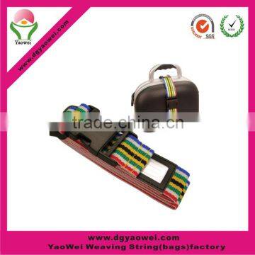 2016 Hot Sell Tas Lock Polyester Printing 5 cm Mens Weave Luggage Belt photo-3