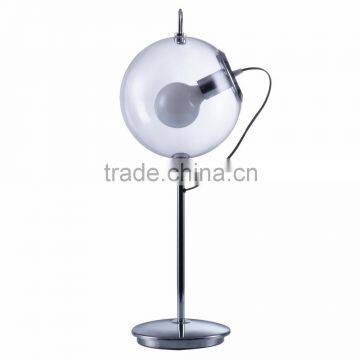 High quality table lamps with glass ball shades for home decoration