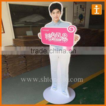 pop star pvc foam Decoration board stand