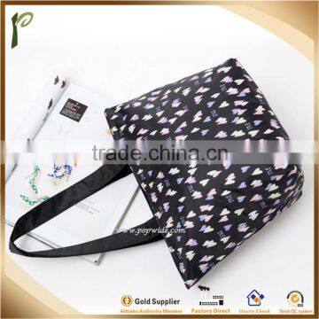 Popwide Hot Selling High Quality Polyester Waterproof Shopping Tote Bag photo-3
