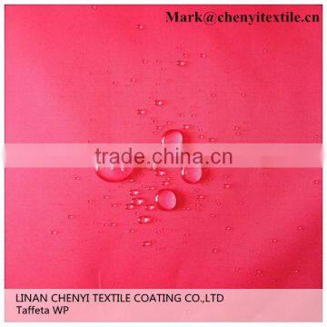 2015 new products 190T PA waterproof taffeta fabric