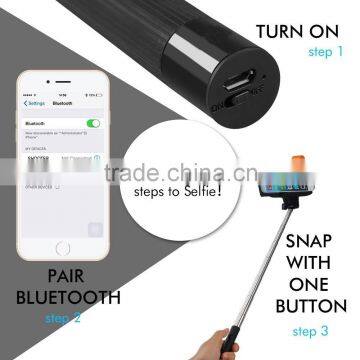 Easy Portable High Quality Bluetooth Selfie Monopod Stick for Phone photo-3