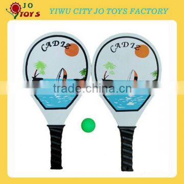 2013 High Quality Wooden Beach Racket Promotional Toy