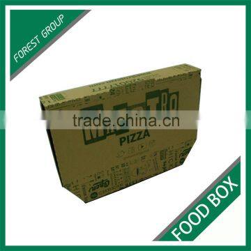 FOOD GRADE DISPOSABLE CORRUGATED FOOD TAKE AWAY BOX FOR PIZZA WITH PRINT photo-4