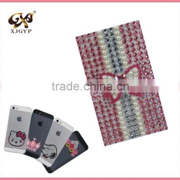 3d phone rhinestone stickers/rhinestone sticker/rhinestone letters stickers