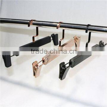 Luxury plastic Pants Hanger with Clips