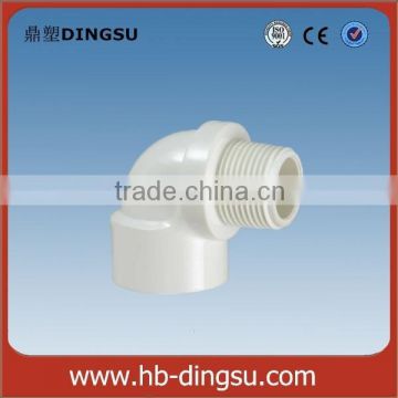 BS pvc pipe fitting male&female elbow from China exporter