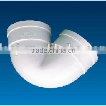 Plastic PVC C type elbow for drainage