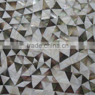 Black lip mother of pearl freshwater river shell mosaic tiles