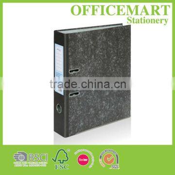 office stationery marble lever arch file folder