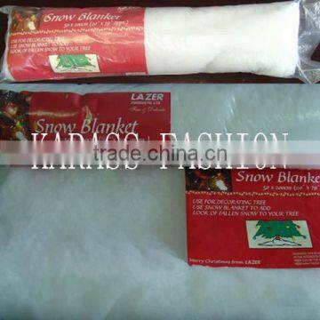 Flame retardant Merry Christmas blanket( Snow Blanket)