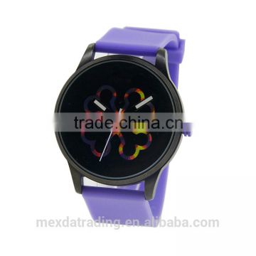 fashion design colorful strap alloy case wholesale quartz watch price