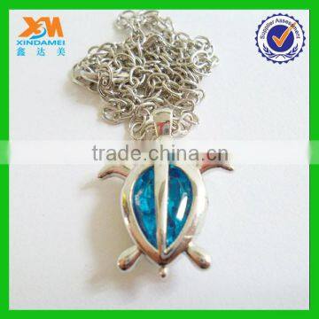 Metal Animals Turtles Diamond Necklace photo-2