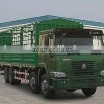 white color howo cargo truck/zz1317n4667n1 8x4 sinotruk howo a7 cargo truck with good after-sale service