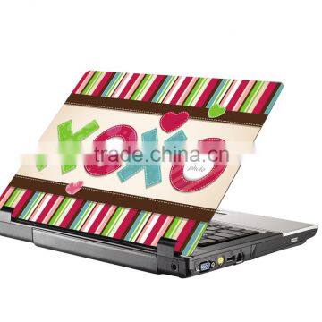 decorative sticker for macbook/customized shape decal sticker cover for macbook