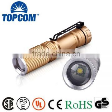 Premium Quality Graded Anti-Sliding Design 240 lm zoomable Mini LED High power Flashight