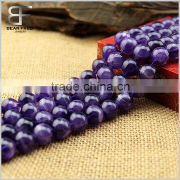 12mm Natural Round Gemstone Amethyst Beads Strand Jewelry Making Beads