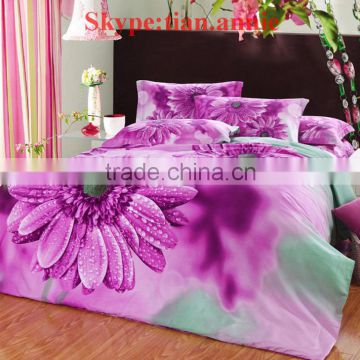 Bedding set 4pcs Bedding bedding set 3d bedding set with flower China factory