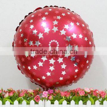 18Inch Balloons Party Decoration Red round Star Balloon Aluminum Foil Balloons