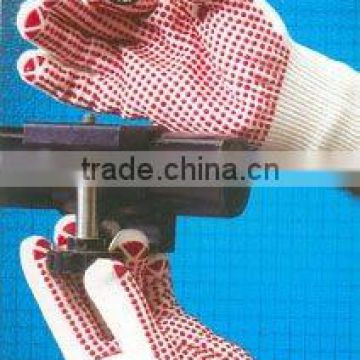 PVC DOTTED HAND GLOVES (SSS-1040)