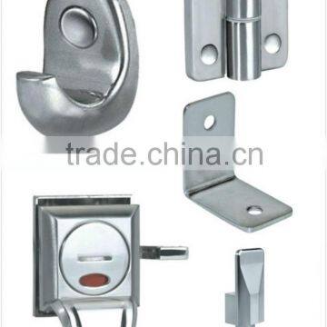 New bathroom parts toilet partition locks for public toilets