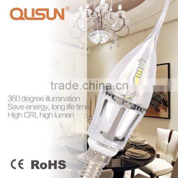 Clear lamp cover 3.5W LED Candle Light