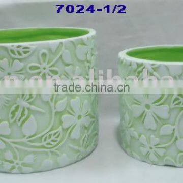 ceramic flowerpot and planter