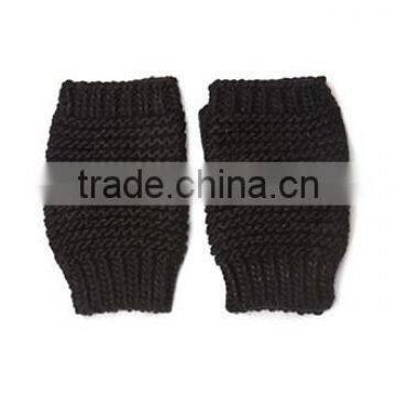 New design soft and warm knit autumn & winter short gloves mittens gauntlets lady