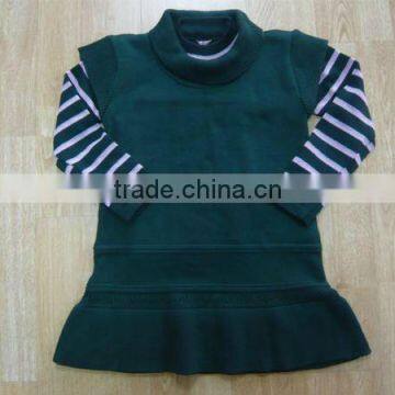 Girls winter sweater dress