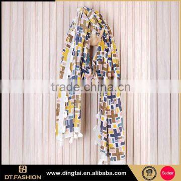 Fashion italian manufacturers silk woven scarf