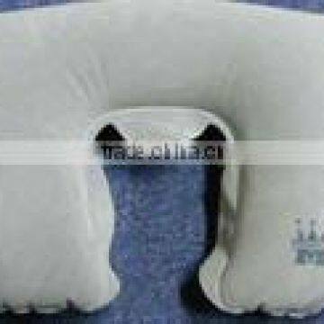 PVC inflated neck pillow