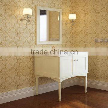 Modern Bathroom Cabinet Floor Standing/full aluminium waterproof vanity//coated vanity with cabinet/metal bathroom cabinet