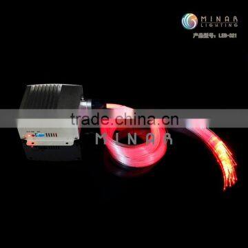 RGB mixing color matel fiber optical equipment for decorative acrylic ceiling panel light