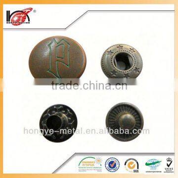 Plastic Bags Plastic Snap Color Decoraive Metal Button For Garment. Garment