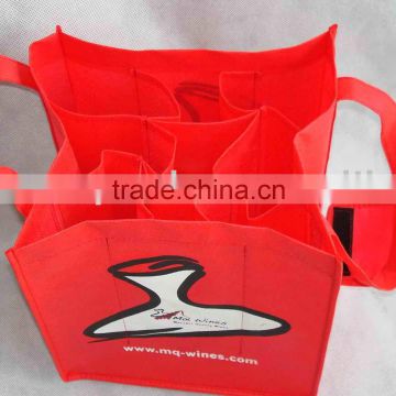 9 bottle 90g non woven wine bag