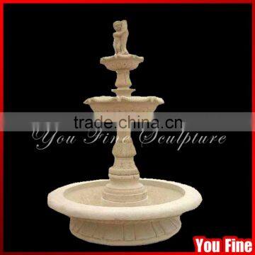 Outdoor Floor Graden Antique Stone Water Fountain