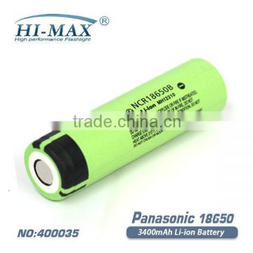 lithium battery 3.7v 18650 3400mAh rechargeable batteries