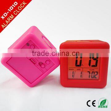 Colorful OEM silicone colorful cute alarm clock