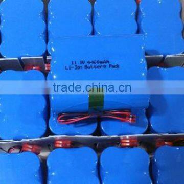 3S2P 11.1V 4400mah Rechargeable 18650 Li-ion Battery Pack photo-2