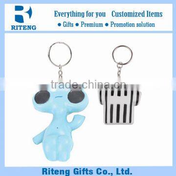 Various Shape PU Toy Keychain