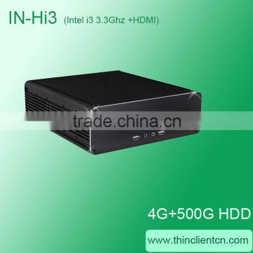 IN-Hi3 with Intel i3 3.3Ghz i3 destop mini pc HD2000 graphic