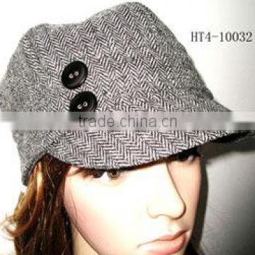 China supplier women military cap, cheap acrylic sports cap